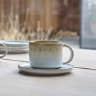 Køb Underkop Styles - sæt af 2 stk | 239,95 | Fri fragt over 149 kr. | Hurtig levering | Dag til dag levering | Villa Collection | Underkop, Stentøj, Håndlavet, Reaktiv glasur, Blå, Hvid, Creme