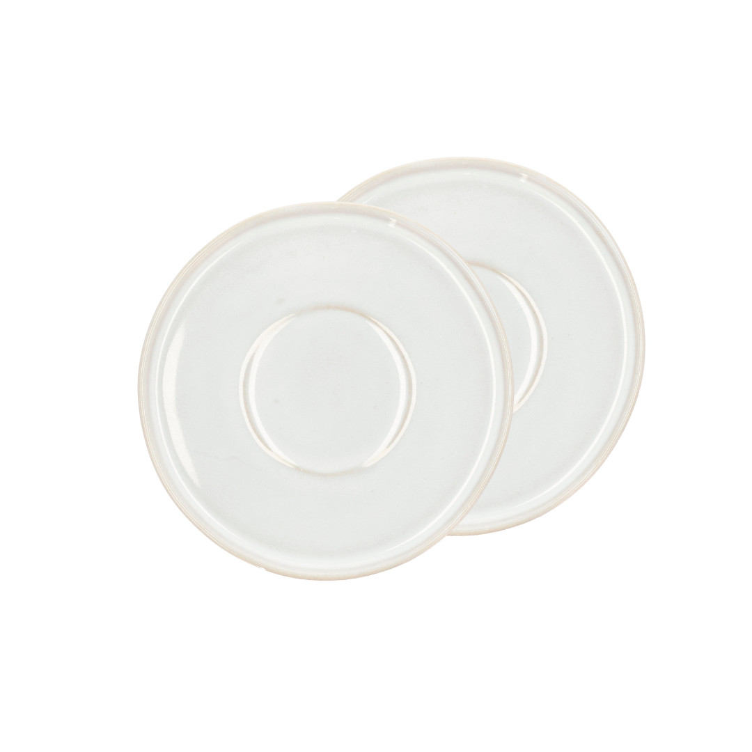 Køb Underkop Styles - sæt af 2 stk | 239,95 | Fri fragt over 149 kr. | Hurtig levering | Dag til dag levering | Villa Collection | Underkop, Stentøj, Håndlavet, Reaktiv glasur, Blå, Hvid, Creme