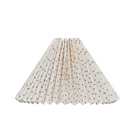 Smuk plissé lampeskærm fra Pink Rose. Skærmen findes i flere forskellige farver og størrelser | Håndlavet | Hurtig levering