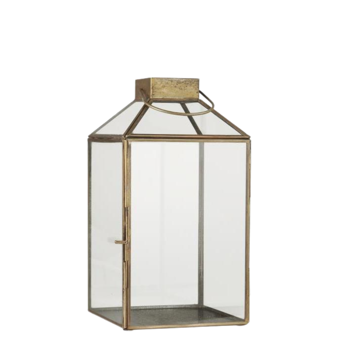 Køb Lanterne Norr - Antik messing | fra 169,95 | Fri fragt over 149 kr. | Flere størrelser | Hurtig levering | Dag til dag levering | Ib Laursen | Lyslanterne, Lys, Udeliv, Indendøre, Belysning, LED lys, Bloklys, Lyskæde, Mini lanterne, Lille, Mellem