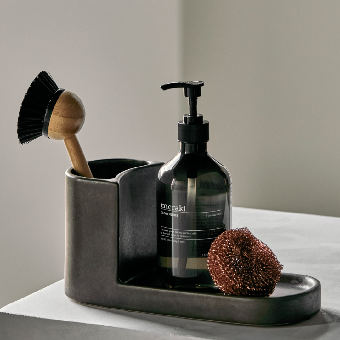 Børste- og sæbeholder