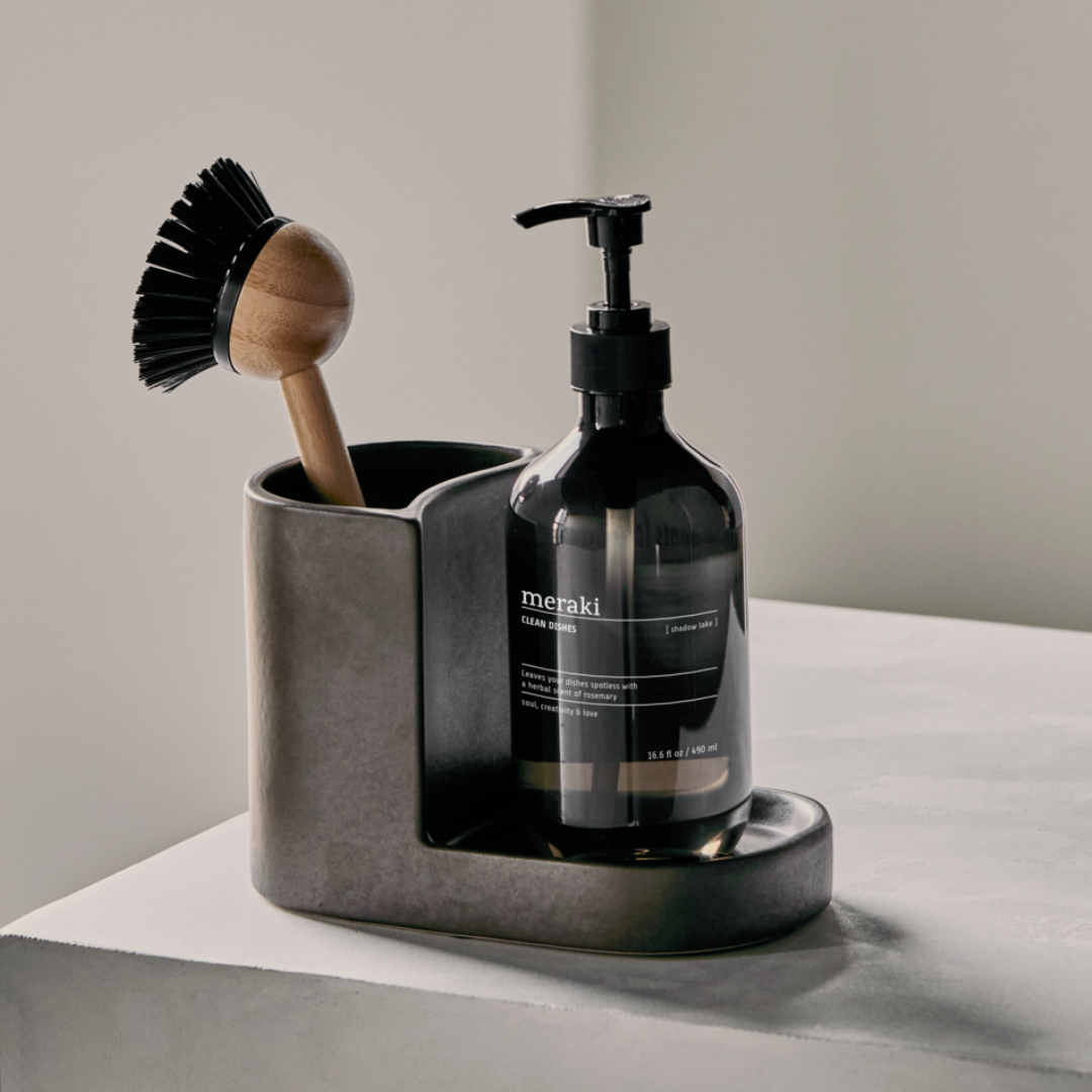 Børste- og sæbeholder