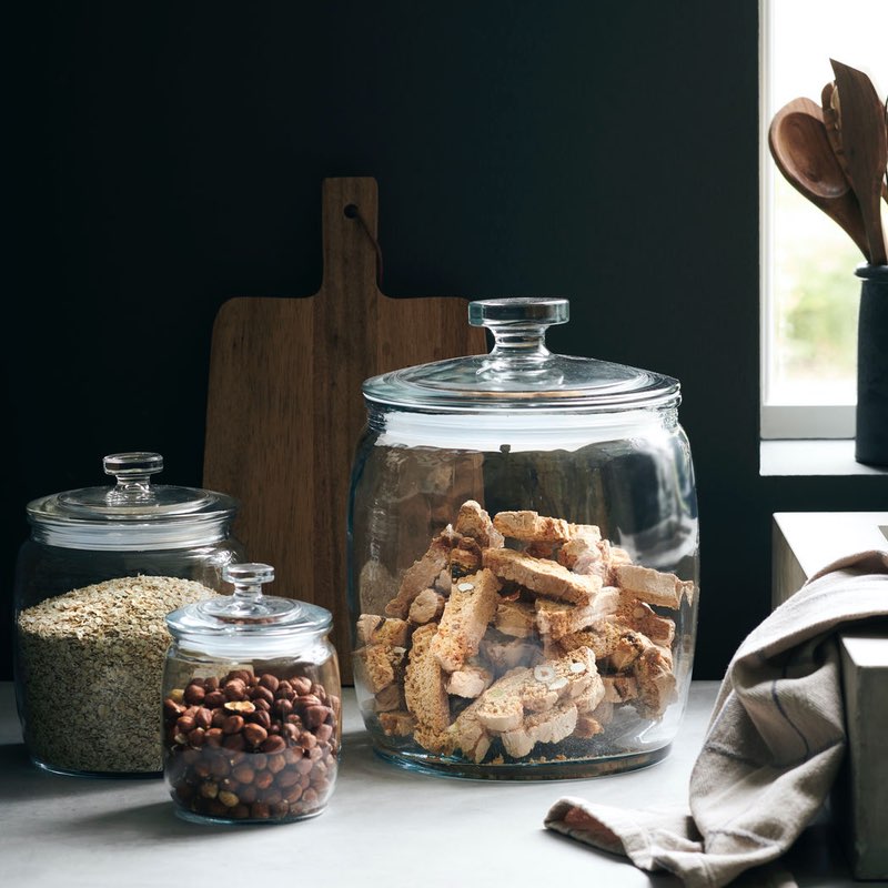 Køb Opbevaringsglas Ville Lille | 69,95 | Krydderiglas, Sylteglas, Syltetøjsglas, Dåse, Kaffedåse, Tedåse, Glas med låg, Glaskrukke, med glaslåg, House Doctor, Society of lifestyle, Glas til, Gryn, Mel, Ris, Kaffe, Kiks