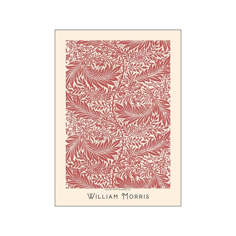 Køb Plakat Spring | fra 249,95 | Billede, Kunst, PSTR studio, William Morris, Red leafs