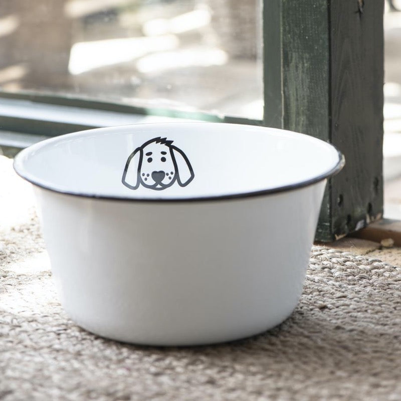 Køb Hundeskål emalje | fra 39,95 | Flere størrelser |Fri fragt over 149 kr. | Hurtig levering | Dag til dag levering | Ib Laursen | Køkkenskål, Dyreskål, Skål til dyr, Hundemad, Hundefoder