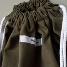 Køb Bomuldspose Cataria Army green  | 299,95 | Fri fragt over 149 kr. | Hurtig levering | Dag til dag levering | Meraki, Society of Lifestyle | Net, Taske, Pose, Slut med engangs poser, Mulepose, Indkøbstaske, Bærepose, All purpose bag set, Vasketøjspose, Opbevaringspose