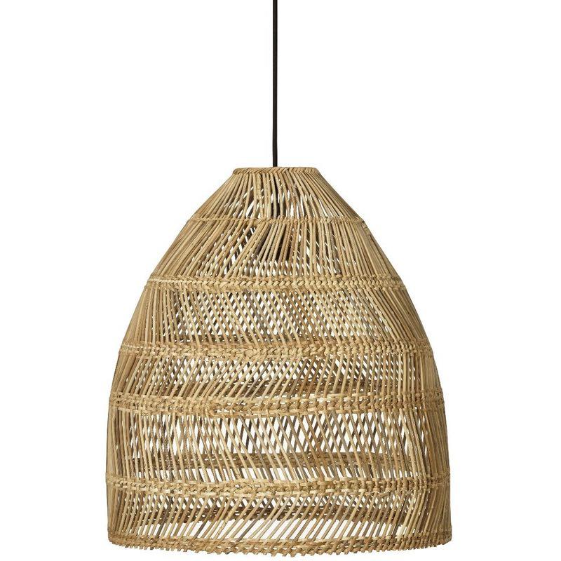 Køb Pendel  i snoet rattan 36 cm | 797,00 | Findes i flere længder | Fragt fri over 349,- | Dag til dag levering | Belysning, Lamper, Loftlampe