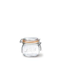 klassiske sylteglas henkogningsglas køkken opbevaring kaffe te mel sukker havregryn Le Parfait mad syltetøj marmelade hjemmelavet patentlåg plint