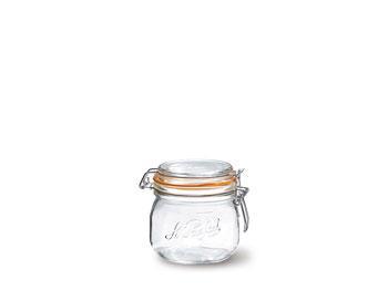 klassiske sylteglas henkogningsglas køkken opbevaring kaffe te mel sukker havregryn Le Parfait mad syltetøj marmelade hjemmelavet patentlåg plint