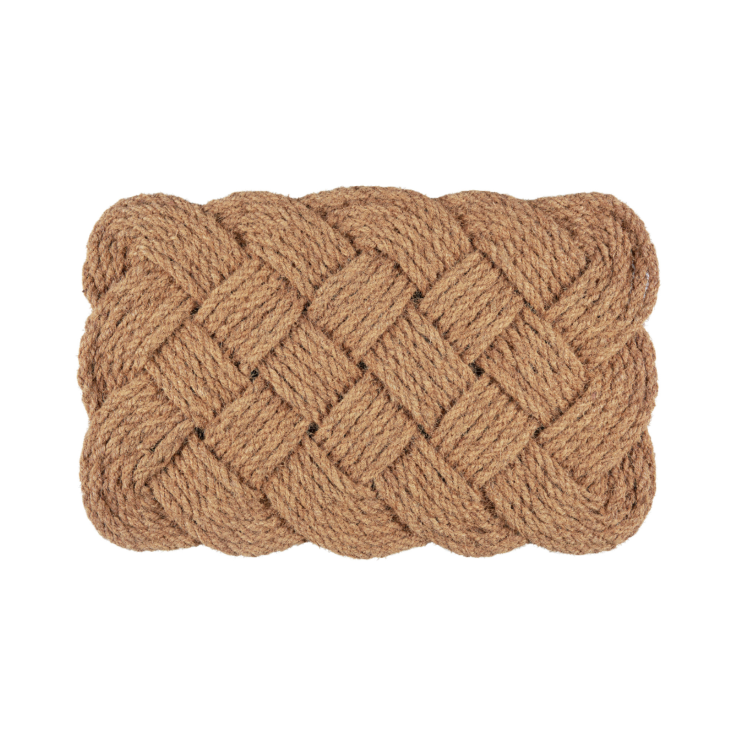 Køb Dørmåtte flettet kokosfibre | 229,95 | Fri fragt over 149 kr. | Hurtig levering | Dag til dag levering | Ib Laursen | Måtte, Dør, Entré, Gang, Sort måtte, Natur måtte