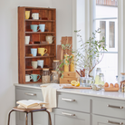 Køb Væghylde med 6 opdelte hylder UNIKA | 1.299,00 | Fri fragt over 149 kr. | Hurtig levering | Dag til dag levering | Ib Laursen | Køkkenhylde, Hylde, Hylder, Hyldeløsning, Opbevaring, Pynt, Natur, Træ, Træhylde