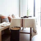 Køb Hørdug Gypsum Strib | 1.299,00 | Flere størrelser | Fri fragt over 149 kr. | Hurtig levering | Dag til dag levering | LIBECO | Dug til bordet, Borddug, Dug, Borddækning, Hør, 100% hør, Linned, Linen, Belgisk