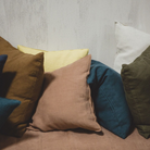 Køb Pudebetræk Hør Hudson Cinnamon 63x63 cm | 599,00 | Fri fragt over 149 kr. | Hurtig levering | Dag til dag levering | LIBECO | Pude, Sofapude, Sofa pude, Pyntepude, Pynte pude, Sengepude, Rygpude, i sengen, i sofaen, på havebænken, Hør, 100% hør, Linned, Linen, Belgisk