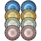 Køb Glas Asiet / Tallerken Sorrento | 49,95 | Fri fragt over 149 kr. | Hurtig levering | Dag til dag levering | Lyngby Glas, Tallerken, Frokosttallerken, Kagetallerken, Desserttallerken, Farvet glas, Facetter, Facetmønster