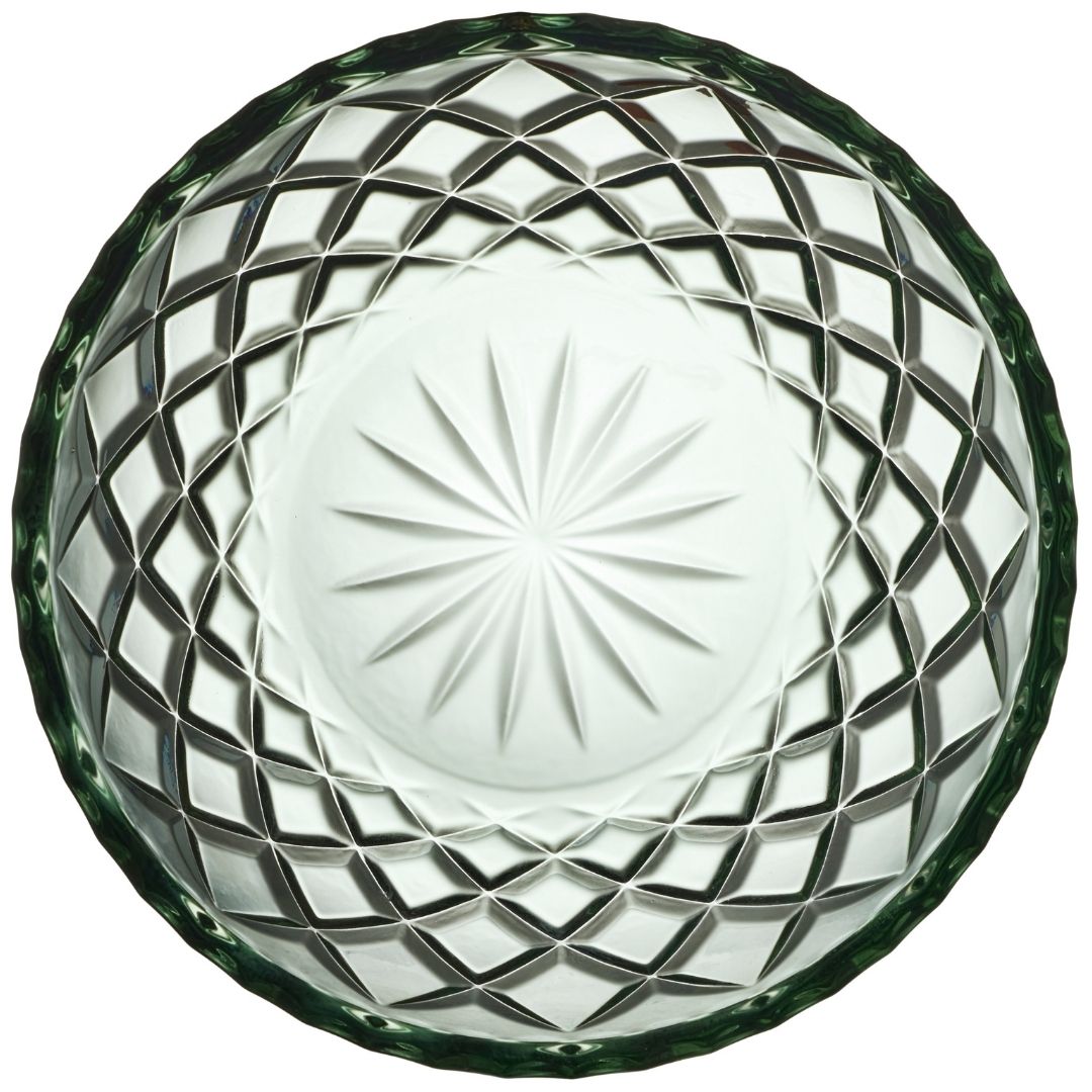 Køb Glas Asiet / Tallerken Sorrento | 49,95 | Fri fragt over 149 kr. | Hurtig levering | Dag til dag levering | Lyngby Glas, Tallerken, Frokosttallerken, Kagetallerken, Desserttallerken, Farvet glas, Facetter, Facetmønster