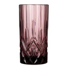 Køb Highball Glas Sorrento 38 cl | 49,95 | Fri fragt over 149 kr. | Hurtig levering | Dag til dag levering | Lyngby Glas, Juiceglas, Vandglas, Drikkeglas, Drinksglas, Farvet glas, Facetter, Facetmønster