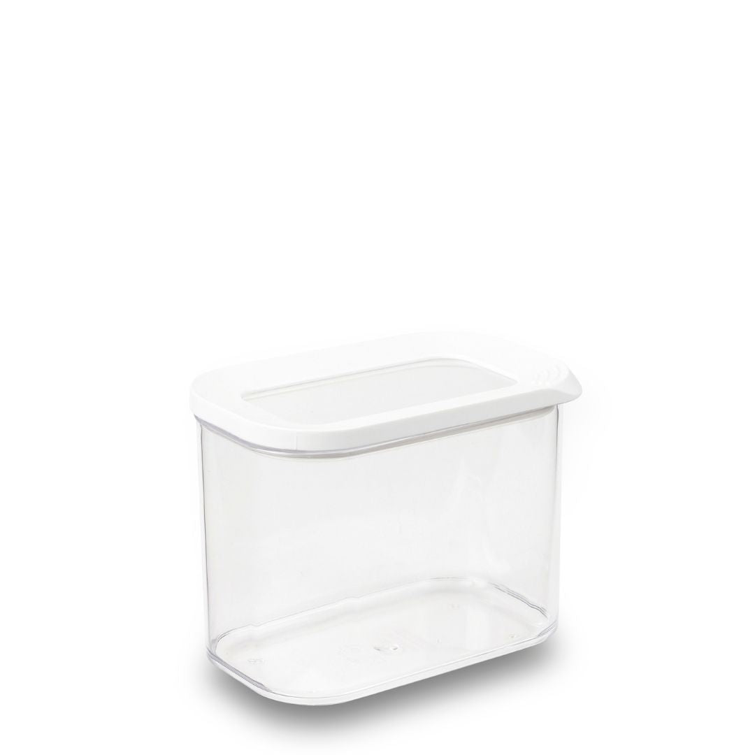 Køb Opbevaringsboks Modula Aflang | fra 44,95 | Flere størrelser | Fri fragt over 149 kr. | Hurtig levering | Dag til dag levering | Rosti, Mad opbevaring, Til køleskab, Til køkkenskab, Til Køkkenskuffe, Gryn, Havregryn, Mel, Sukker, Linser, Bønner, Krydderier, Overskuelig, Orden, Organisering, Opbevaringsglas, Opbevaringskrukke, Med låg, Husholdningsboks, Osteklokke