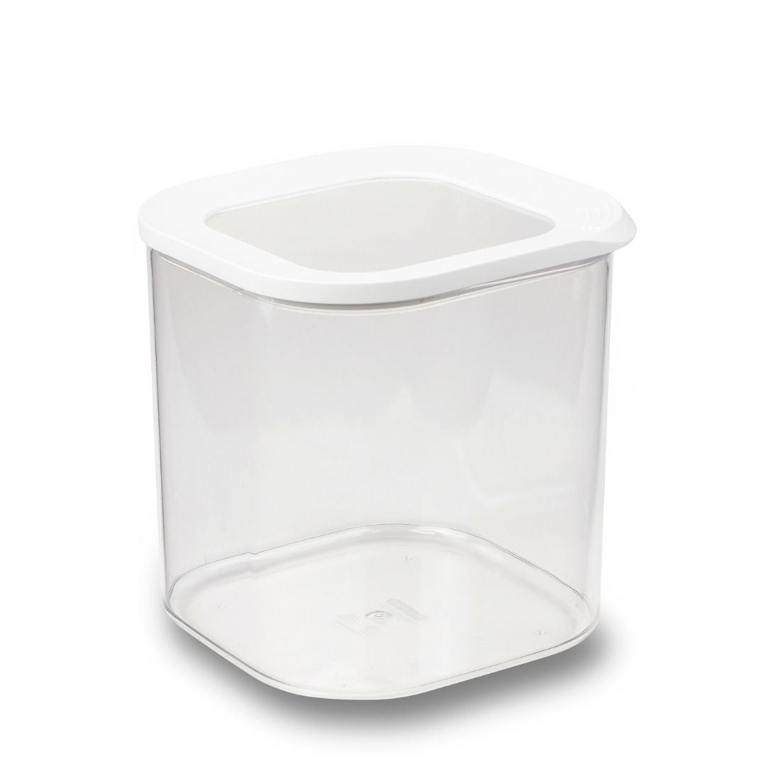 Køb Opbevaringsboks Modula Kvadrat | fra 84,95 | Flere størrelser | Fri fragt over 149 kr. | Hurtig levering | Dag til dag levering | Rosti, Mad opbevaring, Til køleskab, Til køkkenskab, Til Køkkenskuffe, Gryn, Havregryn, Mel, Sukker, Linser, Bønner, Krydderier, Overskuelig, Orden, Organisering, Opbevaringsglas, Opbevaringskrukke, Med låg, Husholdningsboks