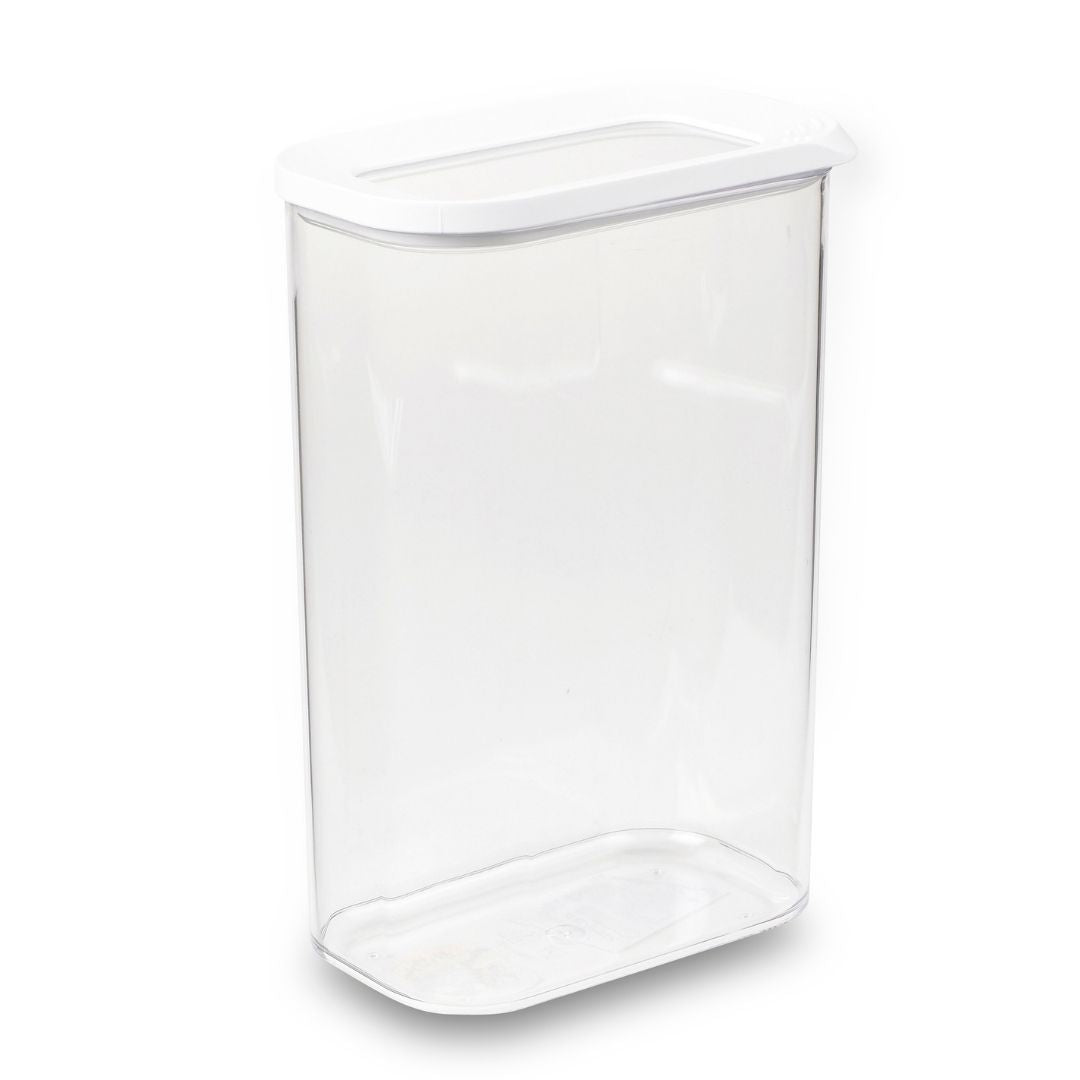 Køb Opbevaringsboks Modula Aflang | fra 44,95 | Flere størrelser | Fri fragt over 149 kr. | Hurtig levering | Dag til dag levering | Rosti, Mad opbevaring, Til køleskab, Til køkkenskab, Til Køkkenskuffe, Gryn, Havregryn, Mel, Sukker, Linser, Bønner, Krydderier, Overskuelig, Orden, Organisering, Opbevaringsglas, Opbevaringskrukke, Med låg, Husholdningsboks, Osteklokke