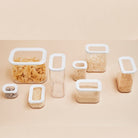 Køb Opbevaringsboks Modula Kvadrat | fra 84,95 | Flere størrelser | Fri fragt over 149 kr. | Hurtig levering | Dag til dag levering | Rosti, Mad opbevaring, Til køleskab, Til køkkenskab, Til Køkkenskuffe, Gryn, Havregryn, Mel, Sukker, Linser, Bønner, Krydderier, Overskuelig, Orden, Organisering, Opbevaringsglas, Opbevaringskrukke, Med låg, Husholdningsboks