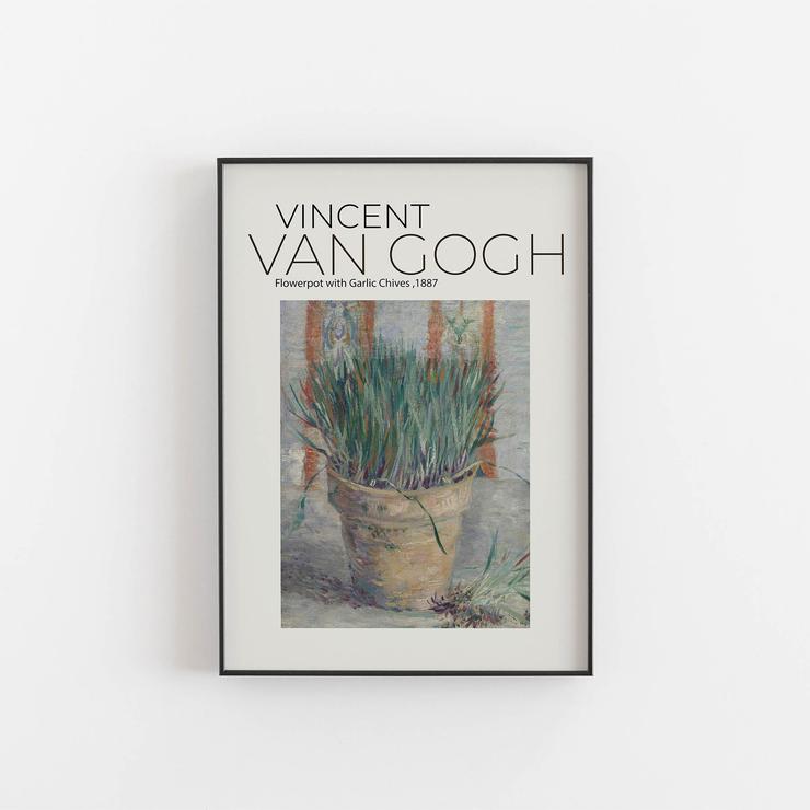Køb Plakat Flowerpot 30x40 cm | TILBUD: 179,95 | Fri fragt over 149 kr. | Hurtig levering | Dag til dag levering | Empty Wall | Billede, Kunst, Vincent Van Gogh