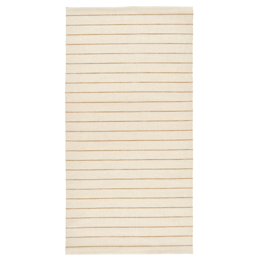 Køb Gulvtæppe Line Beige/Toffee Brown | fra 179,95 | Fri fragt over 149 kr. | Hurtig levering | Dag til dag levering | Södahl | Gulvtæppe, Løber, Måtte, Tæppe, Stribet måtte