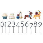 Køb Fødselsdags dekoration Salve - sæt af 15 dele | 389,00 | Fri fragt over 149 kr. | Hurtig levering | Dag til dag levering | Mini by Bloomingville | Stage, Lysestage, Birthday Decoration, Brun, Fødselsdagslys, Fødselsdagsstage, Fødselsdagslysestage, med gaver og dyr