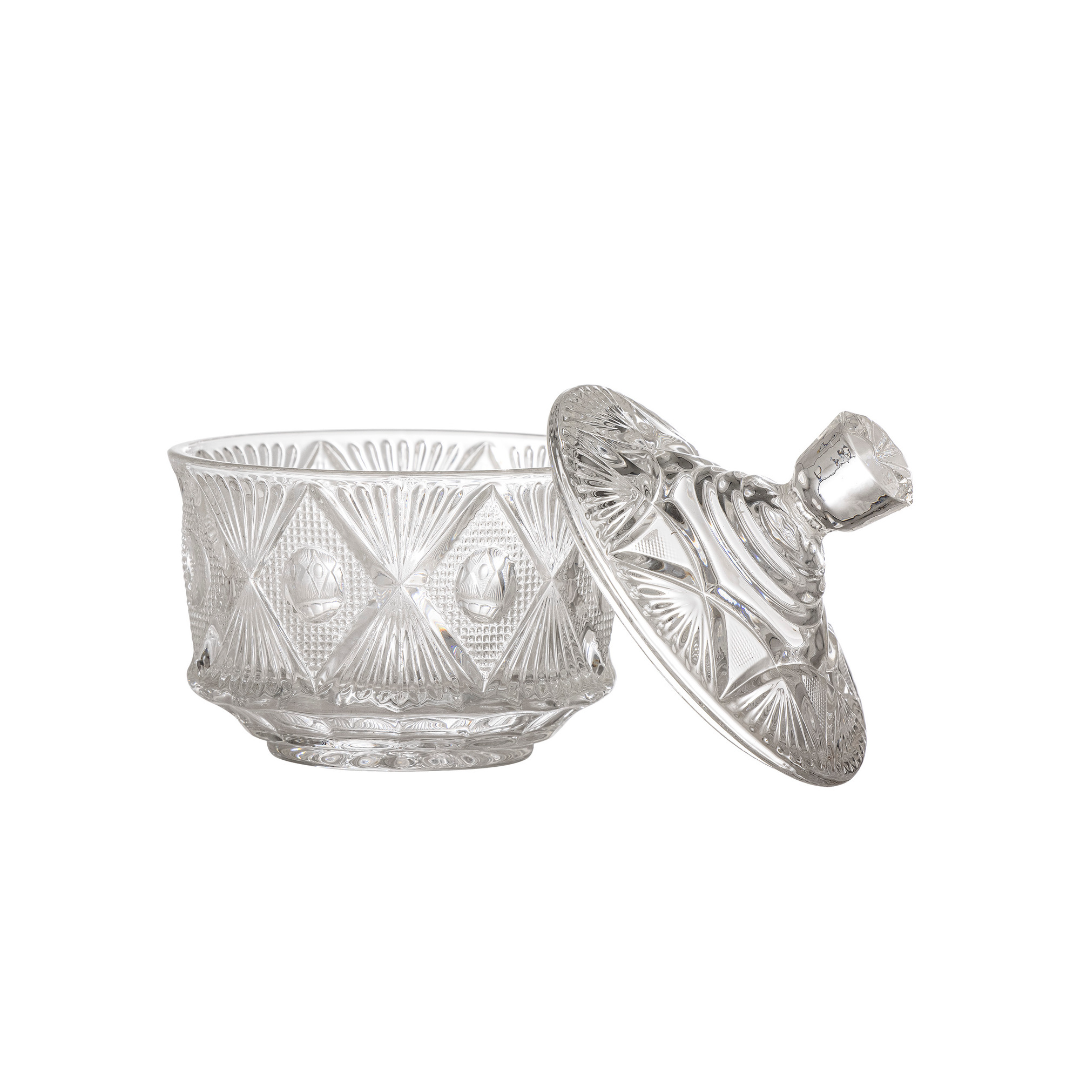 Køb Krukke med låg Ninya Glas | 119,95 | Fri fragt over 149 kr. | Hurtig levering | Dag til dag levering | Bloomingville | Krukke, Glas krukke, Klar, Krukke med låg, Bolcheglas, Bolchekrukke, Bonbon