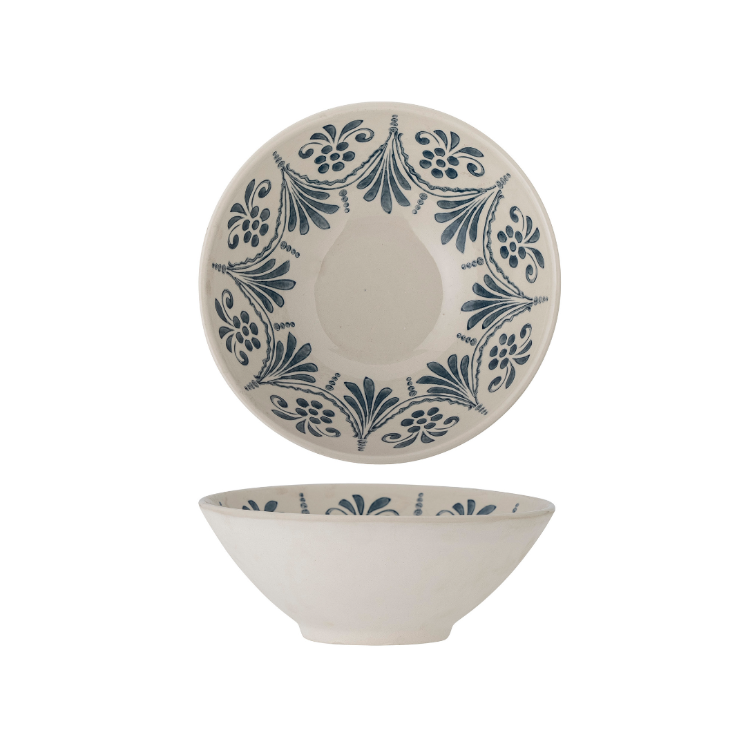 Køb Skål Heikki Blå ø26,5 cm | 439,00 | Fri fragt over 149 kr. | Hurtig levering | Dag til dag levering | Bloomingville | Dekoration, Servering, Rustik, Fad, Pynt, Salatskål, Salatfad