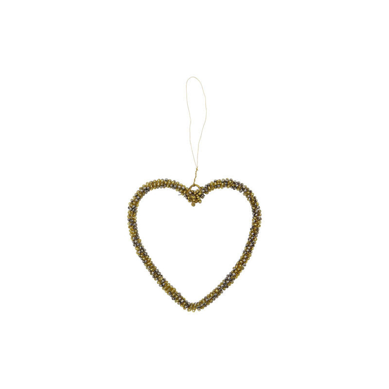 Køb Ophæng Beads Gylden - sæt af 3 stk | 119,95 | Fri fragt over 149 kr. | Hurtig levering | Dag til dag levering | House Doctor, Society of Lifestyle | Dekoration, Jul, Julepynt, Ornament, Rong, Stjerne, Hjerte, Perler, Glasperler