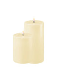 Køb Bloklys Cream LED | fra 99,95 | Flere størrelser | Fri fragt over 149 kr. | Hurtig levering | Dag til dag levering | DELUXE HOMEART | LED-lys, LED-bloklys, Bloklys, Kunstigt lys, Batterilys, Lys med batterier, REAL FLAME™