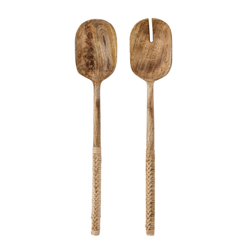 Køb Salatsæt Juni - sæt af 2 dele | 149,95 | Fri fragt over 149 kr. | Hurtig levering | Dag til dag levering | Creative Collection, Bloomingville | Salatbestik, Mangotræ, Salatsæt, Træ, Salatbestik i træ