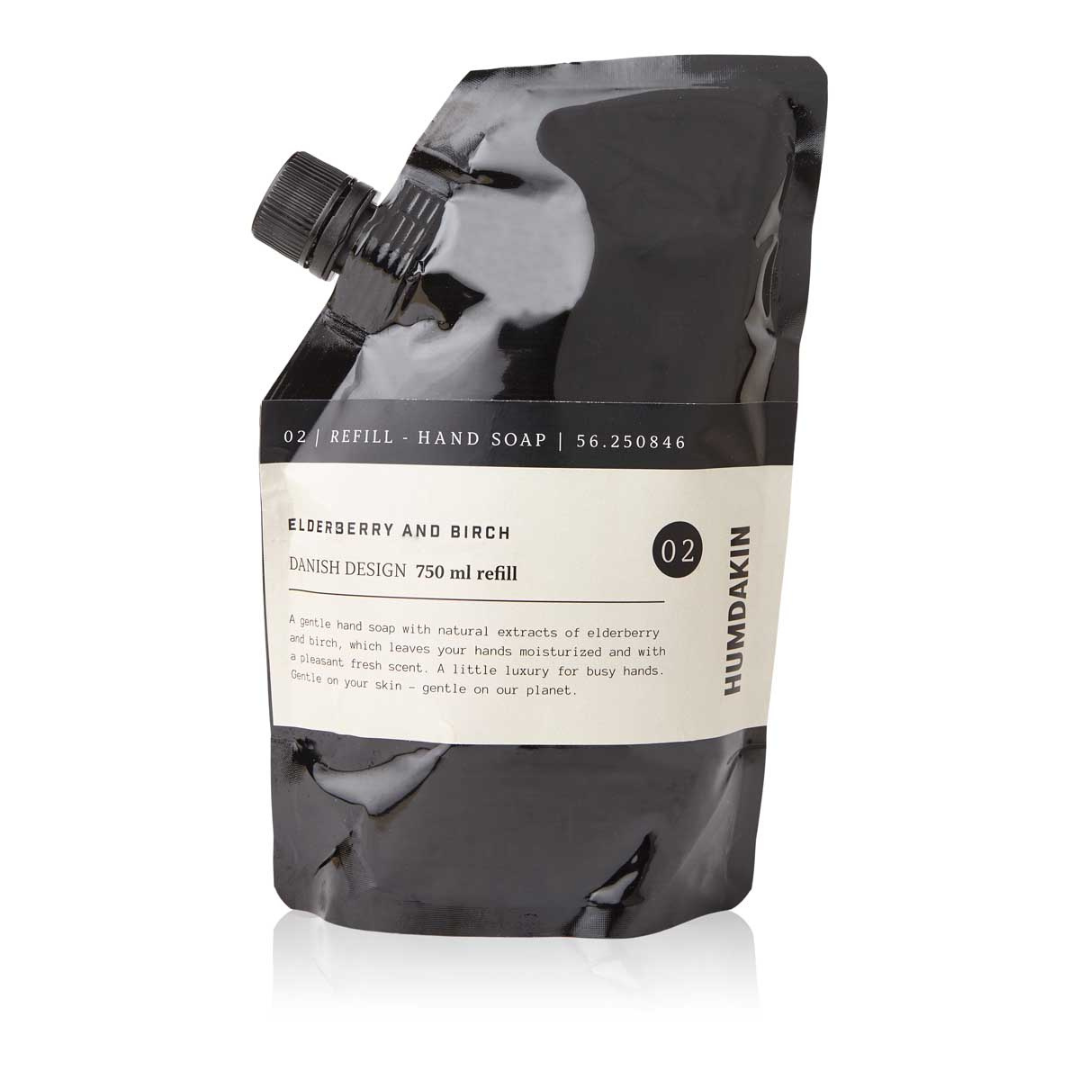 Køb Hånd sæbe / Hand soap REFIL | 299,95 | Fri fragt over 149 kr. | Hurtig levering | Dag til dag levering | Humdakin | Sæbe, Hånd, Hænder, Rene hænder, Håndvask, Vask hænder, Håndhygiejne, Korrekt håndvask, Sensitive sæbe, Fri for parabener, Fri for farvestoffer, Ingen æteriske olier, Ingen kemiske parfume, Ingen hormonforstyrrende- og kræftfremkaldende stoffer. Allergenvenlig parfume, Kun milde konserveringsmidler, Pumpeflaske, Flaske, Dispenser, Sæbepumpe, Sæbedispenser, Genbrug, Genfyld