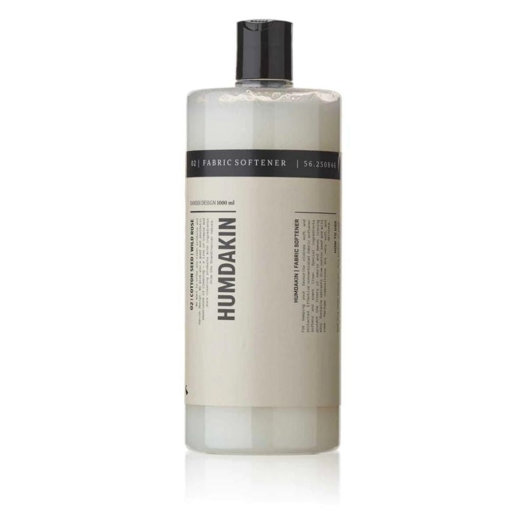 Køb Skyllemiddel // Fabric softener | 139,95 | Fri fragt over 149 kr. | Hurtig levering | Dag til dag levering | Humdakin, Blødgør, Dejlig duft, Kamille & Havtorn, Vildrose & Bomuldsfrø, Rabarber & Birk, 01, 02, 03, Fri for parabener, Fri for farvestoffer, Fri for æteriske olier, Fri for kemiske parfumer, Fri for hormonforstyrrende stoffer, Fri for kræftfremkaldende stoffer