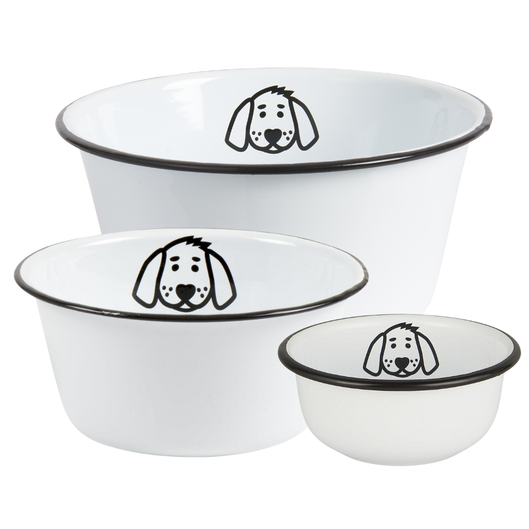 Køb Hundeskål emalje | fra 39,95 | Flere størrelser |Fri fragt over 149 kr. | Hurtig levering | Dag til dag levering | Ib Laursen | Køkkenskål, Dyreskål, Skål til dyr, Hundemad, Hundefoder
