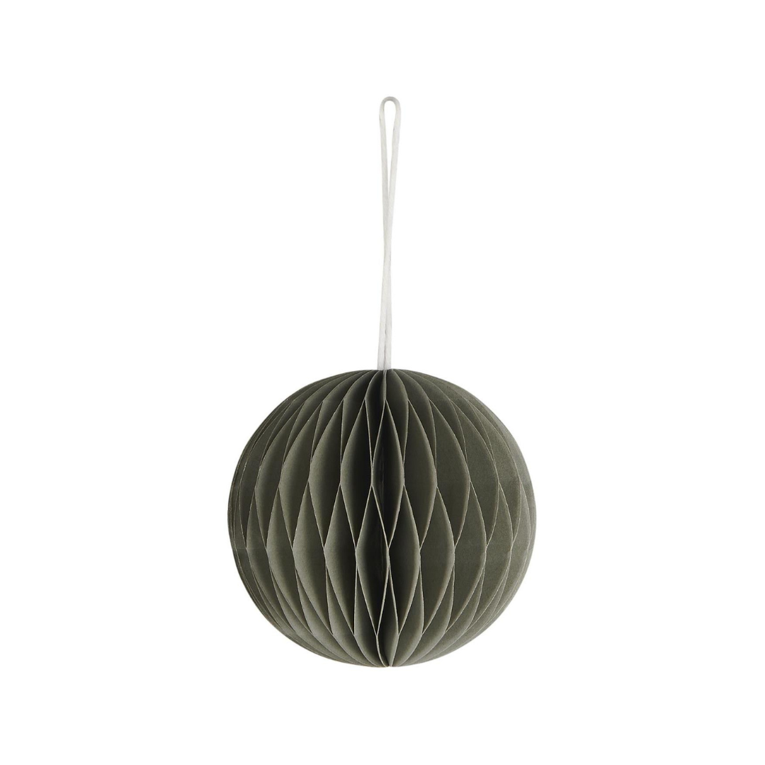 Køb Ophæng i foldet papir Kugle | 34,95 | Fri fragt over 149 kr. | Hurtig levering | Dag til dag levering | Ib Laursen | Dekoration, Jul, Julepynt, Pynt, Kugle, Julekugle, Magnetlukning, Snebold, Bold