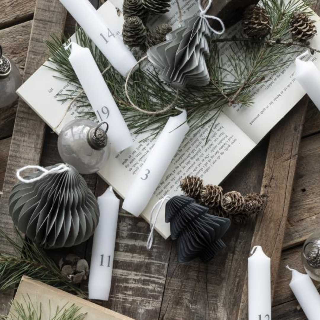 Køb Ophæng i foldet papir Juletræ | 34,95 | Fri fragt over 149 kr. | Hurtig levering | Dag til dag levering | Ib Laursen | Dekoration, Jul, Julepynt, Pynt, Kugle, Julekugle, Magnetlukning