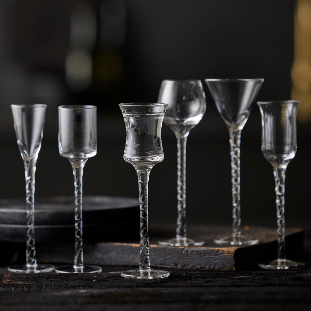 Køb Snapseglas Rom Klar - sæt af 6 stk | 319,00 | Dag til dag levering | Lyngby Glas | Snapseglas på stilk, Snapseglas på fod, 2,5 - 5 cl