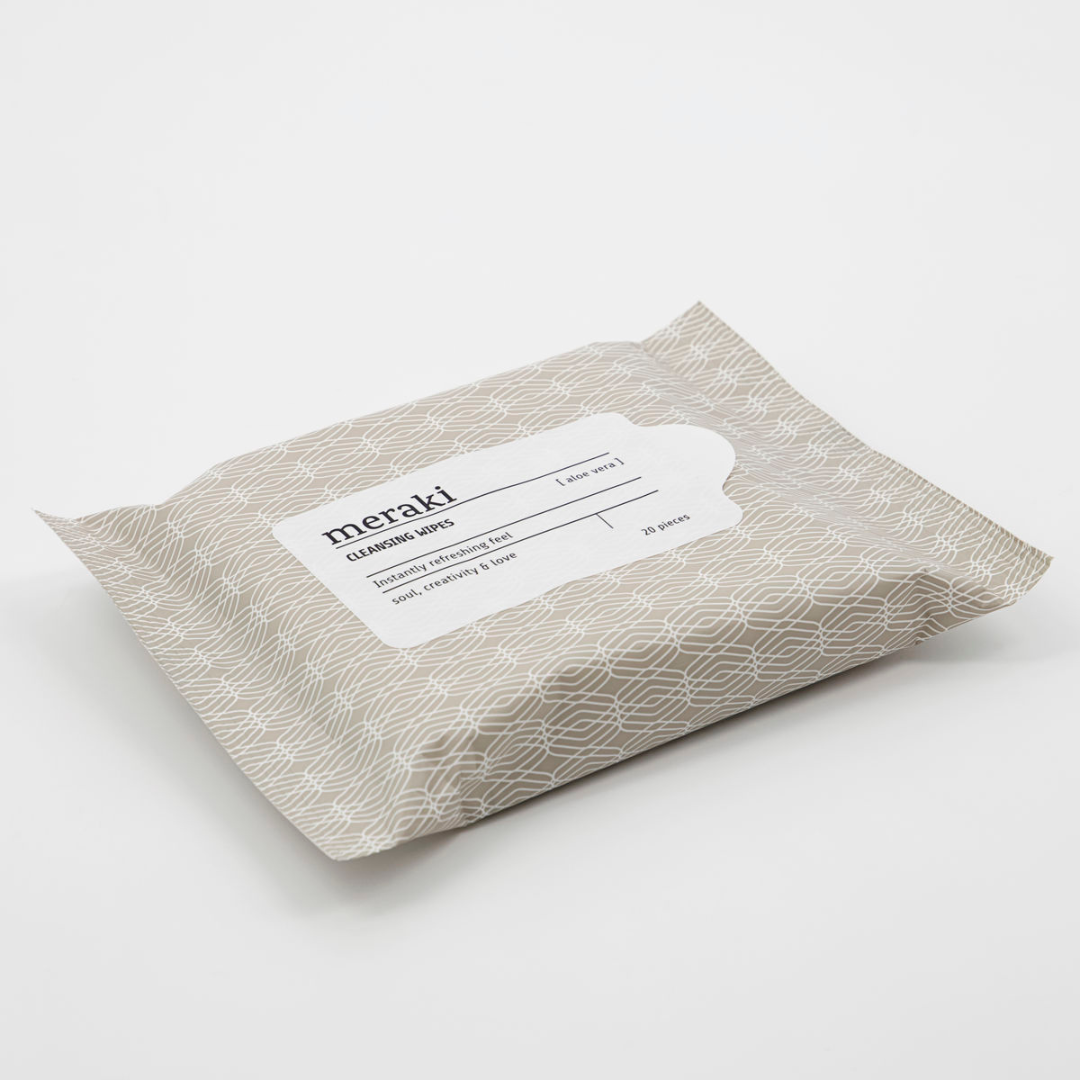 Køb Renseservietter // Cleansing wipes aloe vera | Fri fragt over 149 kr. | Hurtig levering | Dag til dag levering | Meraki, Society of Lifestyle | Renseserviet, Ansigtsrens