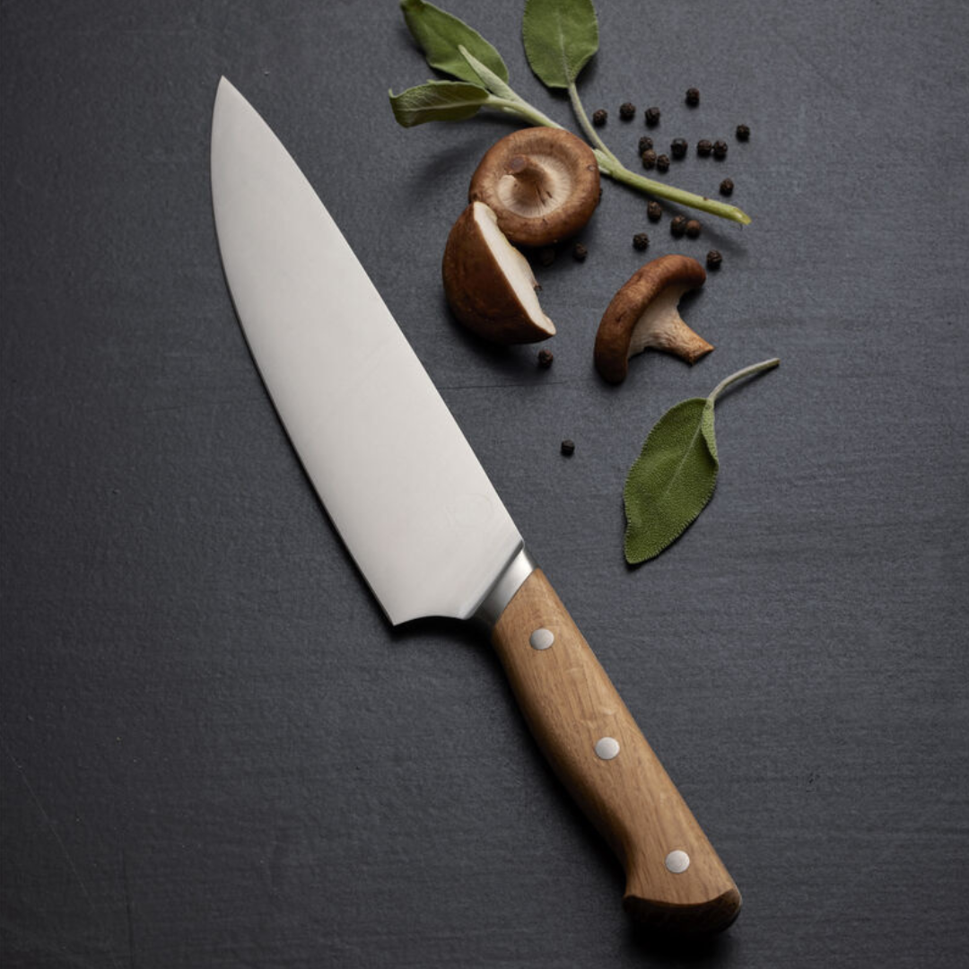 Køb Kokkekniv Foresta i Egetræ | 339,00 | Fri fragt over 149 kr. | Hurtig levering | Dag til dag levering | Morsø | Kniv, Servering, Anretning, Tilberedning, Rustfrit stål, Allround kniv, Kniv til udskæring, Filetering, Hakning, Snitning