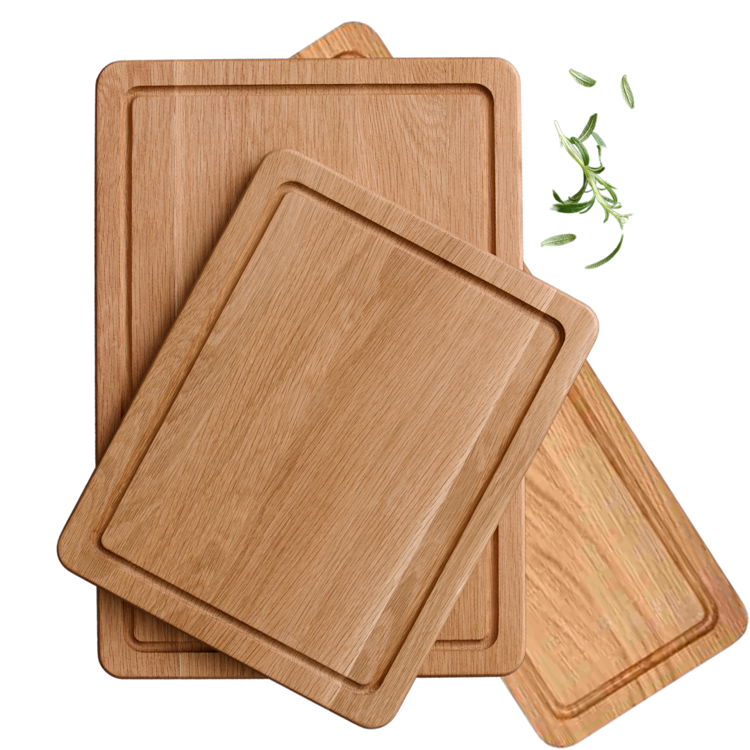 Køb Skærebræt Foresta Egetræ | fra 335,00 | Fri fragt over 149 kr. | Hurtig levering | Dag til dag levering | Morsø | Bræt, Severingsbræt, Tapasbræt, Spækbræt, Med saftrille