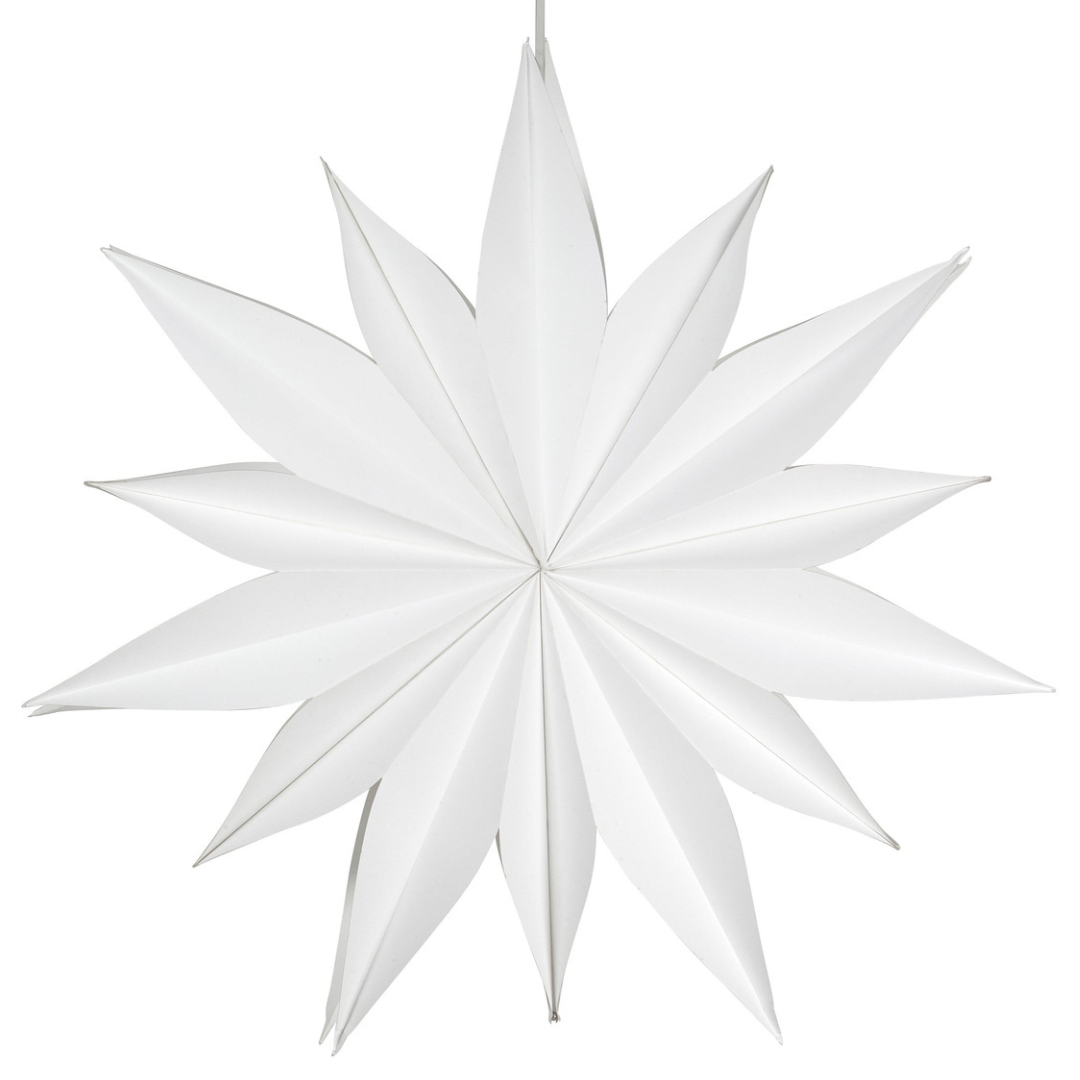 Køb Stjerne Sirius Hvid | 219,95 | Fri fragt over 149 kr. | Hurtig levering | Dag til dag levering | PR Home | Adventsstjerne, Stjerne, Julestjerne, Topstjerne, Belysning, Indendørsbelysning, Pendel, Jul, Julepynt