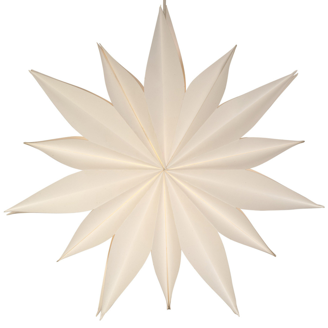 Køb Stjerne Sirius Hvid | 219,95 | Fri fragt over 149 kr. | Hurtig levering | Dag til dag levering | PR Home | Adventsstjerne, Stjerne, Julestjerne, Topstjerne, Belysning, Indendørsbelysning, Pendel, Jul, Julepynt