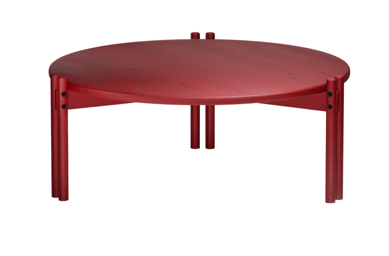 Køb Bord lavt Sticks Table - Poppy Red | 2.499,00 | Fri fragt over 149 kr. | Hurtig levering | Dag til dag levering | Karup Design | Bord, Sofabord, Rundt bord