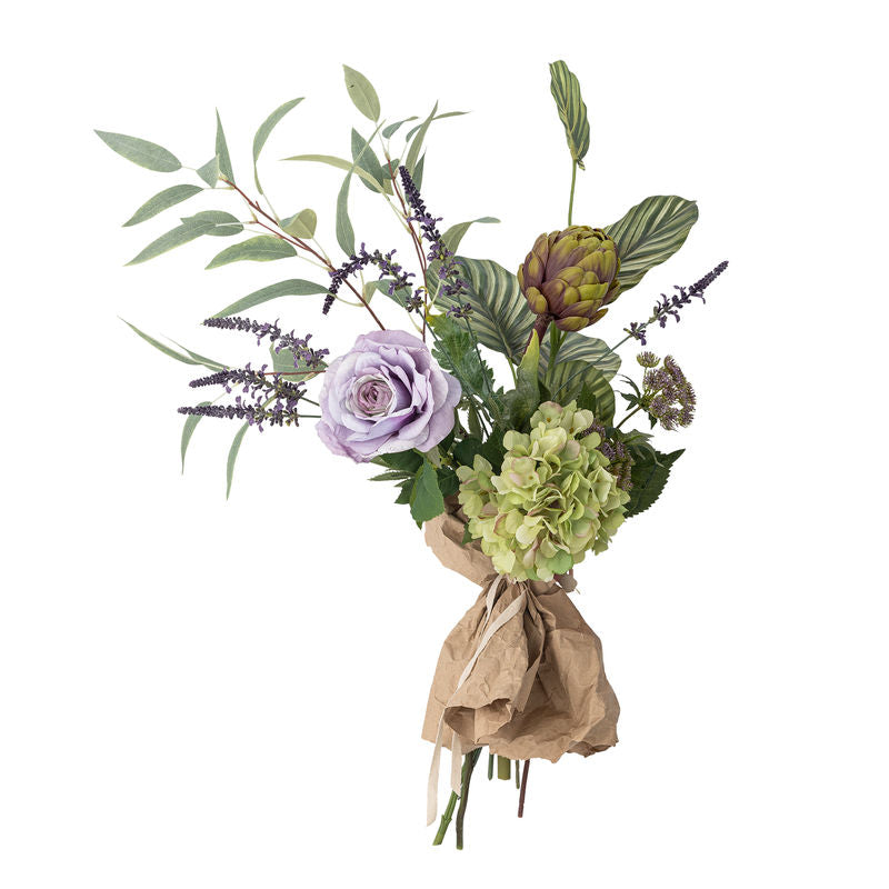 Køb Buket Whisper Lilla | 479,00| Fri fragt fra 249 kr. | Flere varianter | Hurtig levering | Dag til dag levering | Bloomingville | Kunstig Buket, Kunstige Blomster, Plastik, Evighedsblomster 