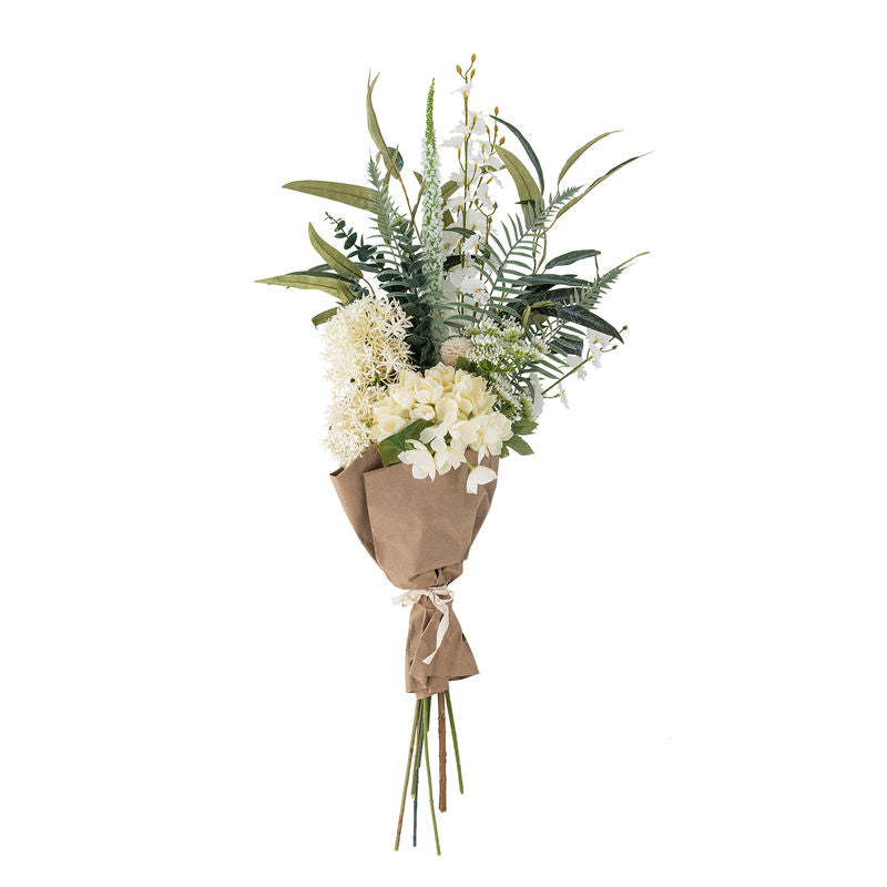 Køb Buket Symphonie Hvid | 629,00| Fri fragt fra 249 kr. | Flere varianter | Hurtig levering | Dag til dag levering | Bloomingville | Kunstig Buket, Kunstige Blomster, Plastik, Evighedsblomster 