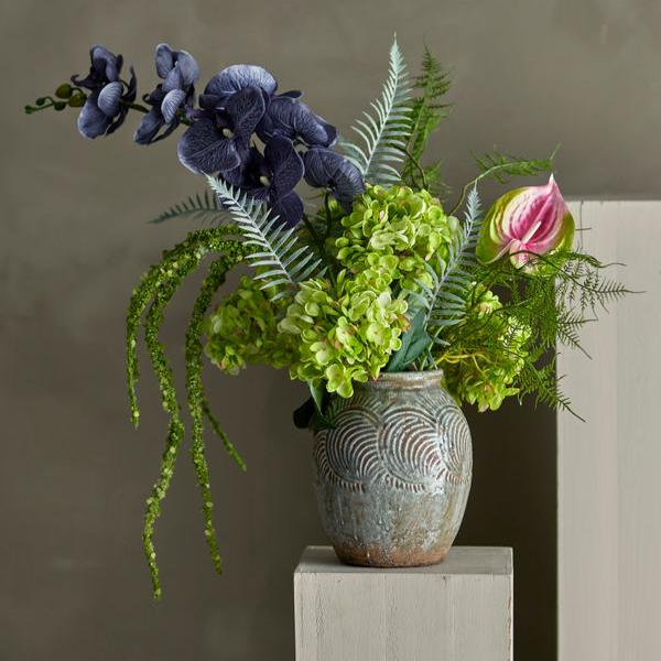 Køb Buket Poetry Grøn | 549,00| Fri fragt fra 249 kr. | Flere varianter | Hurtig levering | Dag til dag levering | Bloomingville | Kunstig Buket, Kunstige Blomster, Plastik, Evighedsblomster 