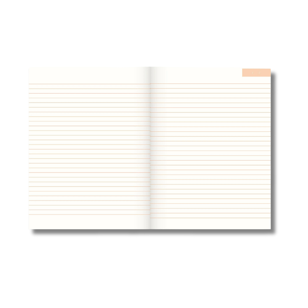 Køb Notebook Journal | 149,95 | Fri fragt over 149 kr. | Hurtig levering | Dag til dag levering | A-Journal | Dagbog, Daglig journal, Blok, Linjeret, Notater