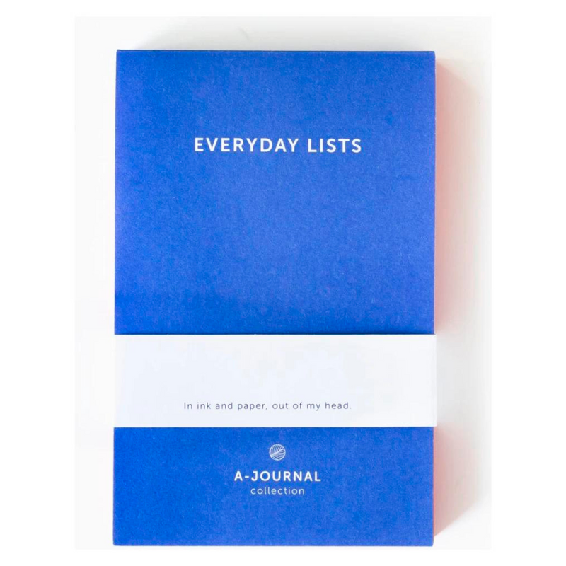 Køb Notepad 'Everyday Lists' | 79,95 | Fri fragt over 149 kr. | Hurtig levering | Dag til dag levering | A-Journal | Notesblok, Daglige lister, Rød, Blå, Praktisk notesblok, Beige, Blue