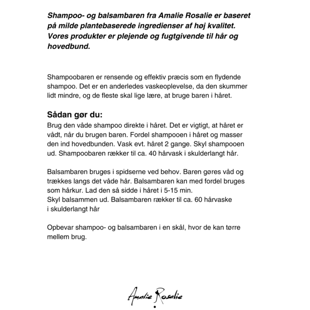 Køb Balsambar | 84,95 | Fri fragt over 149 kr. | Hurtig levering | Dag til dag levering | Amalie Rosalie | 